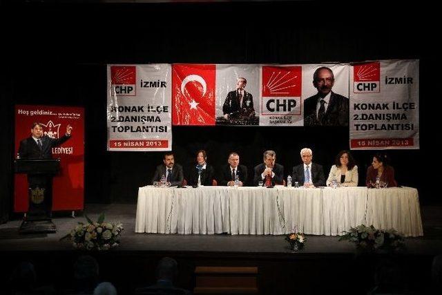 Chp Konak İlçe 2. Danışma Kurulu Toplantısı Yapıldı