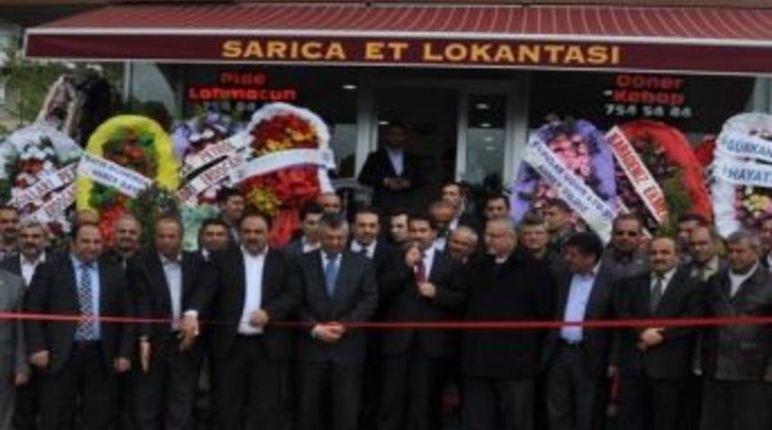 Başkan Yaman Restoran A&ccedil;ılışına Katıldı