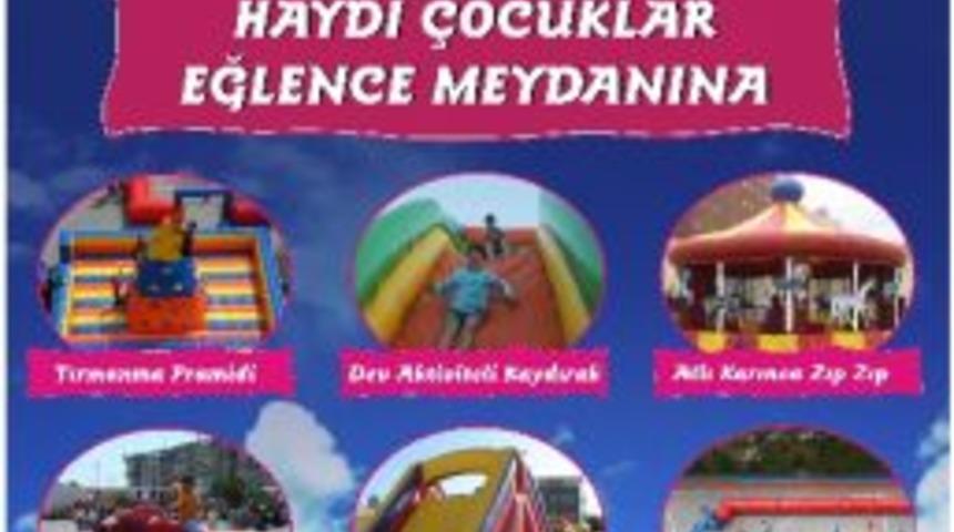 Gebze Kent Meydanı 23 Nisan'da &Ccedil;ocukların