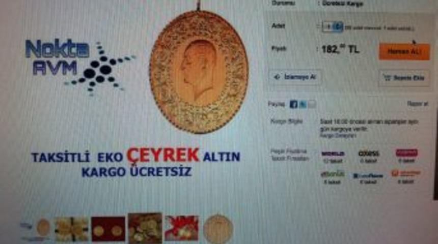 Kuyumcuda Yok Ama &Ccedil;eyreklik Internette 180 Liradan Satılıyor