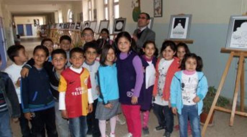 Yerk&ouml;y&rsquo;de 'Kırk Hadis, Kırk &Ccedil;izgi' Resim Sergisi A&ccedil;ıldı
