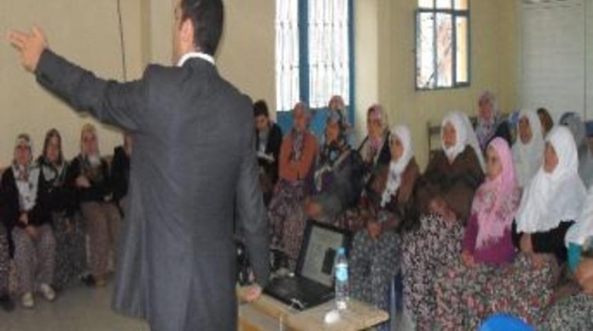 Kadın &Ccedil;ift&ccedil;iler, Sağlıklı Gıda T&uuml;ketimi Konusunda Bilgilendirildi