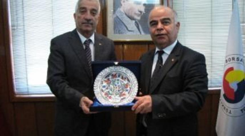 Vergi Dairesinden Nazilli Ticaret Odasına Teşekk&uuml;r Plaketi