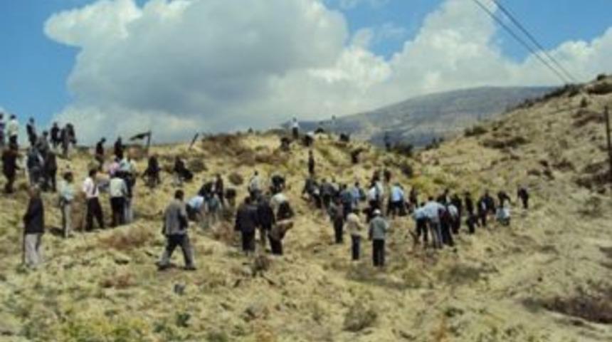 Mut&rsquo;ta Bin Badem Fidanı Dikildi