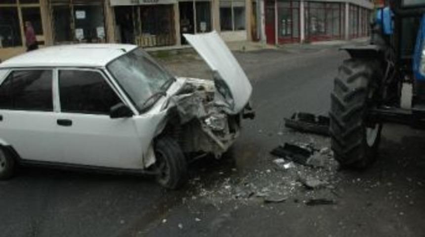 &Ccedil;orlu`da Kaza 1 Yaralı