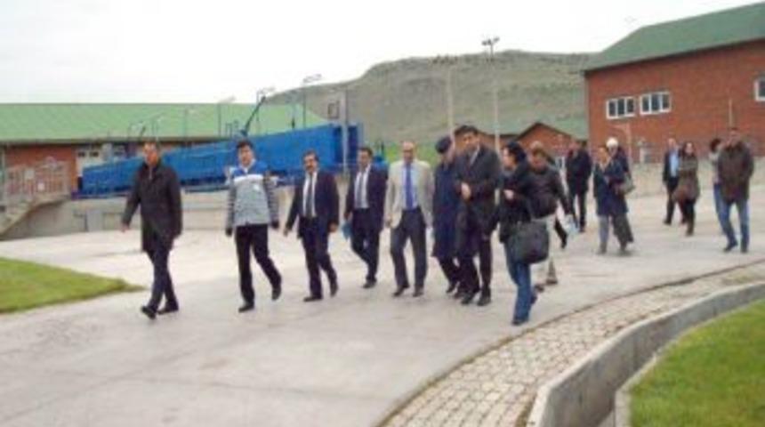 B&uuml;y&uuml;kel&ccedil;iler, Arıtma Tesisinde Incelemede Bulundu