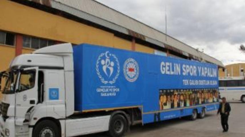 Spor Tır&rsquo;ı Erzincan&rsquo;a Geldi