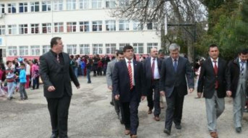 İl Milli Eğitim M&uuml;d&uuml;r&uuml; Aksoy &Ccedil;atalzeytin'de İncelemelerde Bulundu