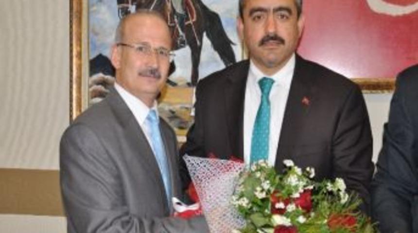 M&uuml;ft&uuml; Topaloğlu, Başkan Alıcık&rsquo;ı Ziyaret Etti