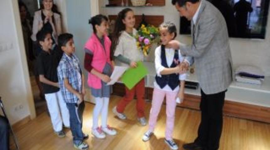 Başkan Kocadon, &Ouml;ğrencilerin Sorularını Cevaplandırdı