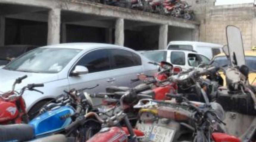 Urfa'da motosiklet mezarlığı