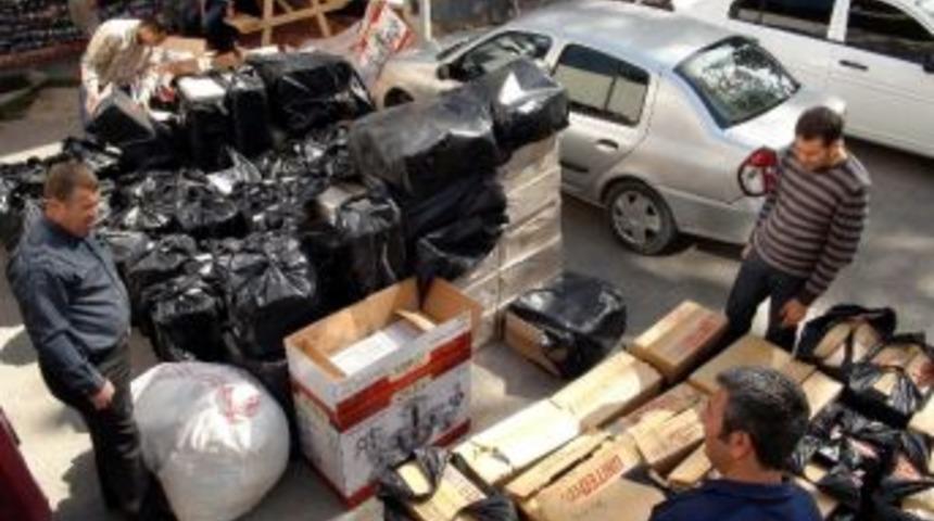 Osmaniye&rsquo;de 200 Bin Paket Ka&ccedil;ak Sigara Ele Ge&ccedil;irildi