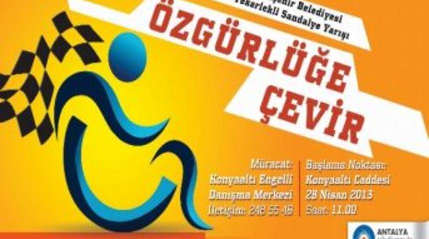 B&uuml;y&uuml;kşehir&rsquo;den &lsquo;&ouml;zg&uuml;rl&uuml;ğe &Ccedil;evir&rsquo; Tekerlekli Sandalye Yarışı
