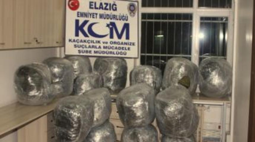 Elazığ'da 234 Kilogram Esrar Ele Ge&ccedil;irildi