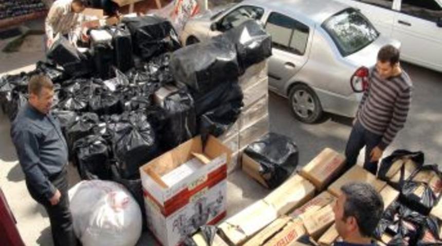 5 Ara&ccedil;ta 200 Bin Paket Ka&ccedil;ak Sigara Ele Ge&ccedil;irildi