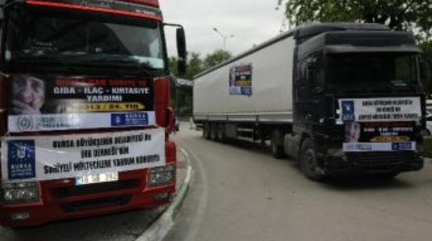Bursa'dan Suriyeli M&uuml;ltecilere Yardım