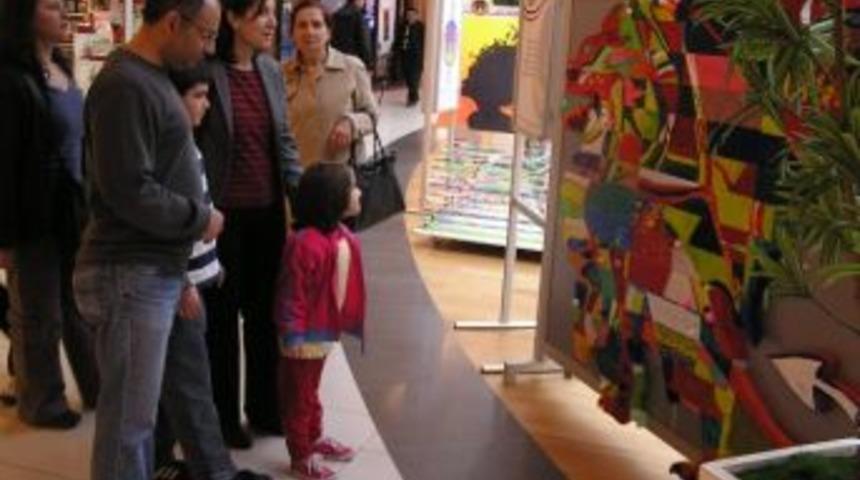 &Ouml;ğrencilerden 23 Nisan Sanat Sergisi