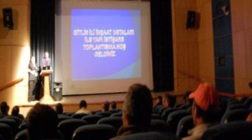 İnşaat Ustaları İle Yapı İstişare Toplantısı