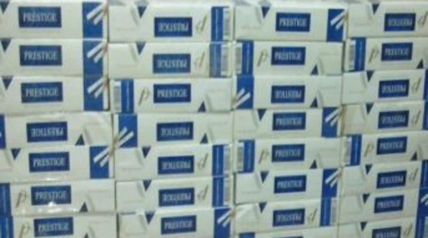 Suriye Sınırında Kaçak Sigara Yakalandı