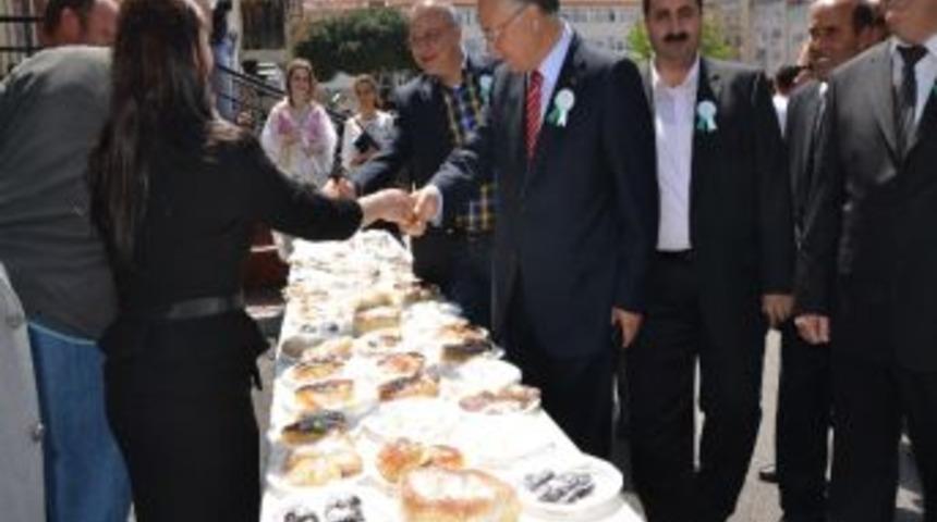 Makedon G&ouml;&ccedil;menleri Bahar Şenliğinde Protokolle Coştu