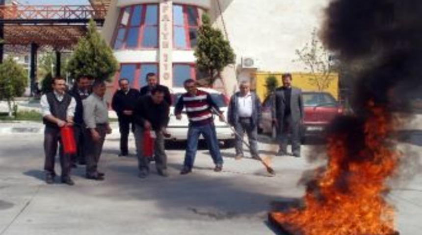 Milenyum Memurlarına Yangın Eğitimi&rlm;