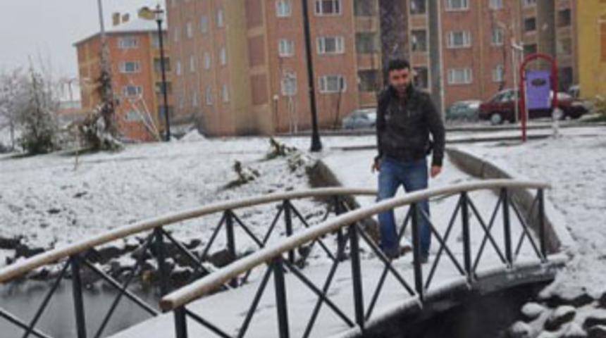 Nisan ayında kar sürprizi