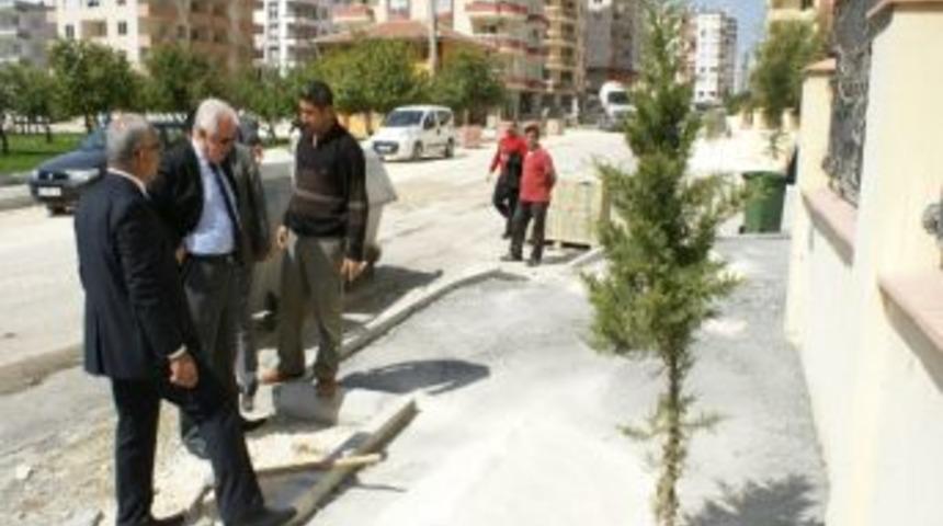 Başkan Yıldırım &Ccedil;alışmaları Yerinde İncelemeye Devam Ediyor