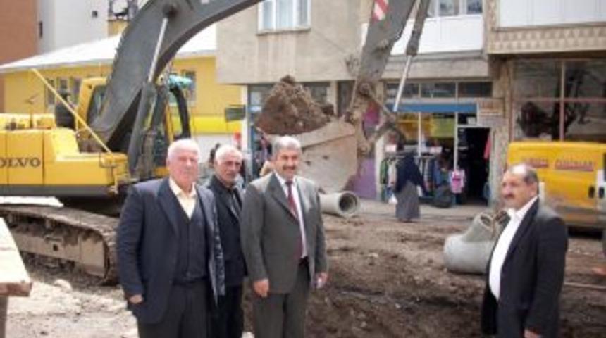 İspir'de Alt Yapı Değişiyor