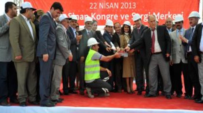 Mimar Sinan Kongre Ve Sergi Merkezi&rsquo;nin Temeli Atıldı, 1 Ocak&rsquo;ta A&ccedil;ılacak