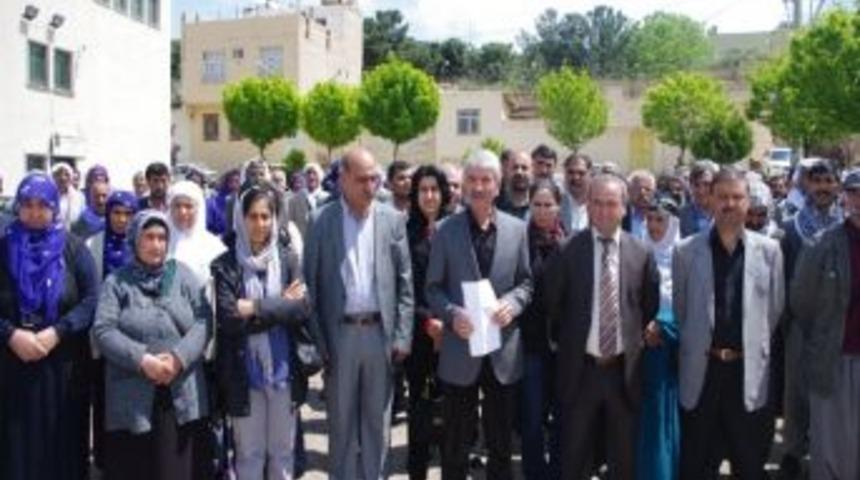 Viranşehir&rsquo;de A&ccedil;lık Grevlerine Destek