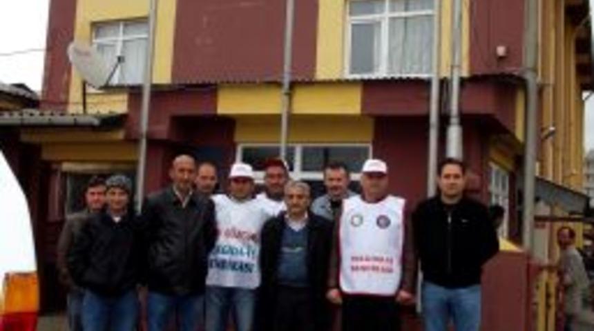 Tirebolu'da &Ccedil;aykur Iş&ccedil;isi Grev Kararı Aldı