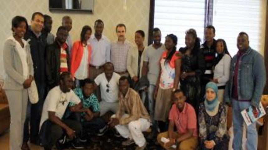 Afrikalı &Ouml;ğrenciler AGİD'i Ziyaret Etti