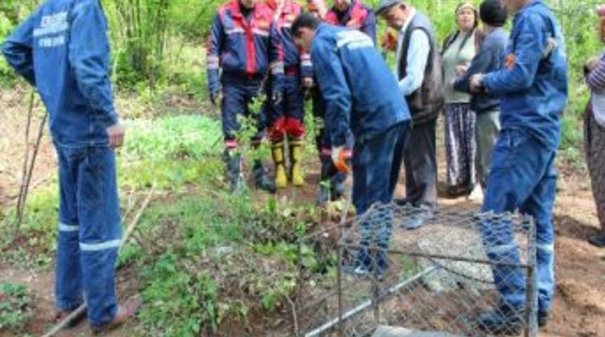 Kdz. Ereğli İtfaiyesinden Domuz Kurtarma Operasyonu