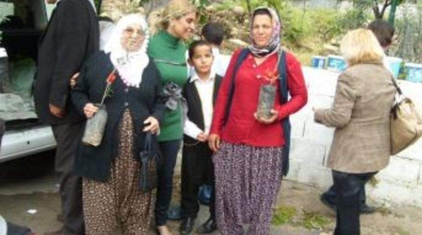 Chp&rsquo;liler K&ouml;yl&uuml;lere Fidan Dağıttı