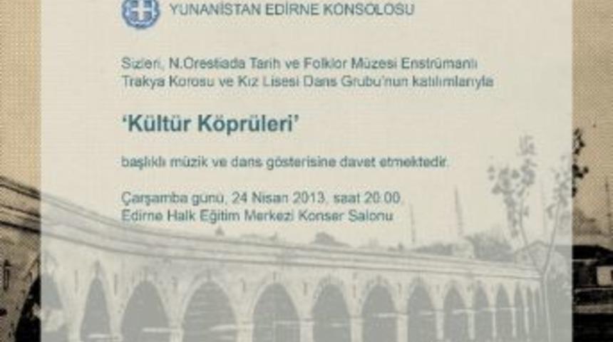 Komşu Ezgileri Edirnelilerle Buluşacak