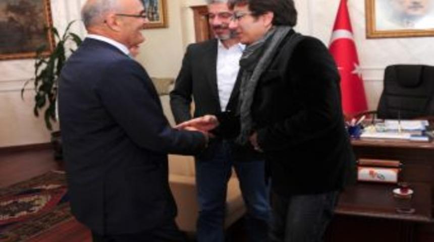 Uygur Kardeşler Başkan Yılmaz&rsquo;ı Ziyaret Etti