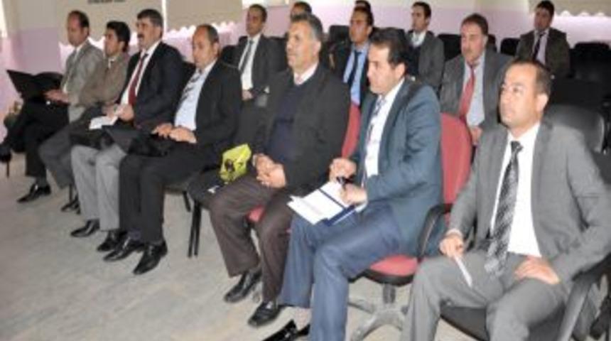 Korkut'ta Okul M&uuml;d&uuml;rlerine Seminer Verildi