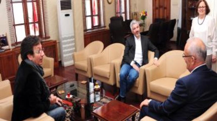 Uygur Kardeşler, Başkan Yılmaz'ı Ziyaret Etti