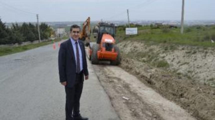 Velik&ouml;y Sanayi Yolunun Yapımına Başlandı