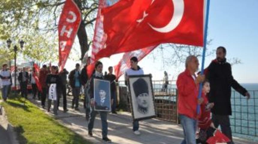 B&ouml;l&uuml;c&uuml; Anayasaya Karşı Millet Ve Egemenlik Y&uuml;r&uuml;y&uuml;ş&uuml; Yapıldı