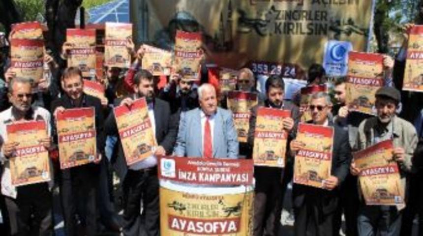 Agd&rsquo;den Ayasofya'nın Cami Olması İ&ccedil;in İmza Kampanyası
