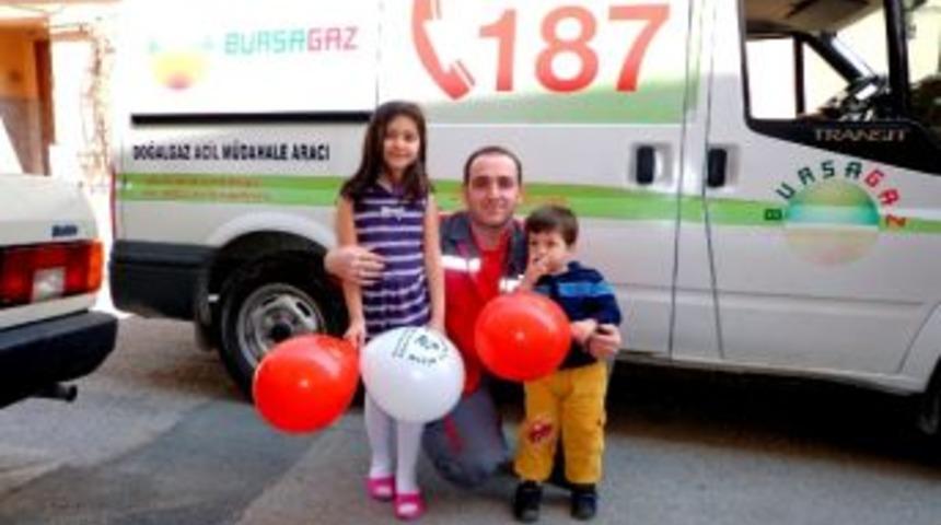 Bursagaz 23 Nisan&rsquo;ı Şeker Ve Balonlarla Kutladı