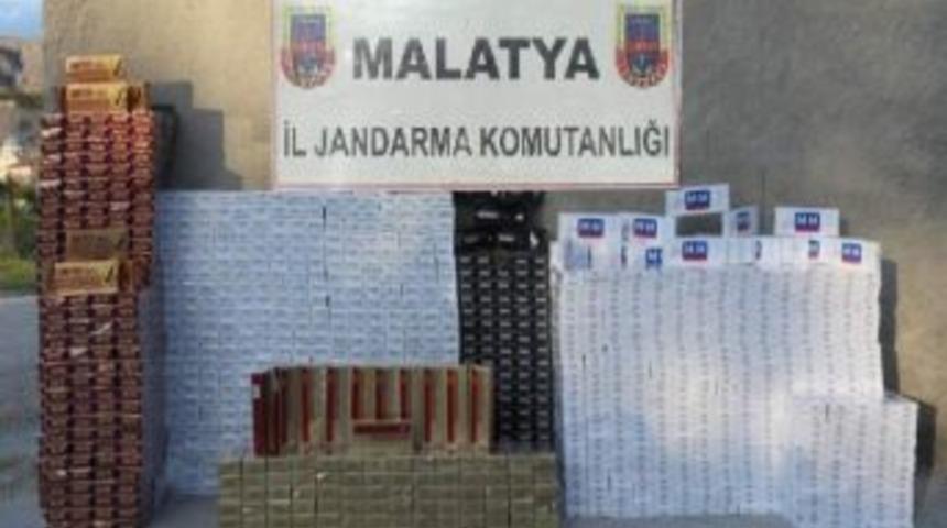 Malatya'da 19 Bin 650 Paket Ka&ccedil;ak Sigara Ele Ge&ccedil;irildi