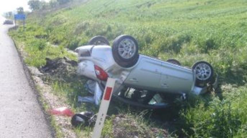 Biga&rsquo;da Trafik Kazası: 1 Yaralı