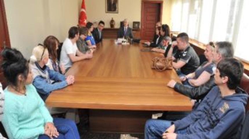 Vali Erden Ab Comenius Projesi Kapsamında Uşak&rsquo;a Gelen Heyeti Kabul Etti