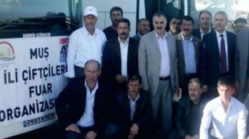 Muşlu &Ccedil;ift&ccedil;iler Diyarbakır Tarım Fuarı'na Katıldı