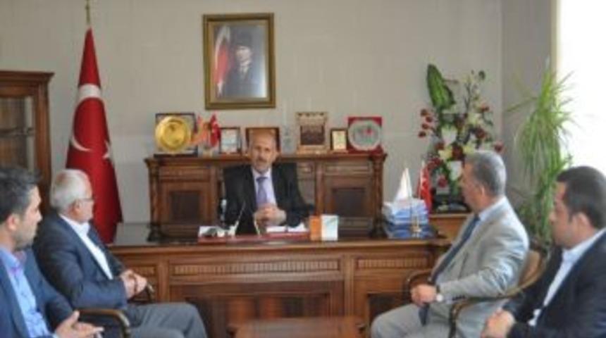 Makiad İnşaat Komitesi &Uuml;yelerinden İl &Ouml;zel İdaresi Genel Sekreteri'ne Ziyaret