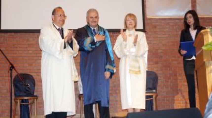 Bakan Yıldırım&rsquo;a Fahri Doktora