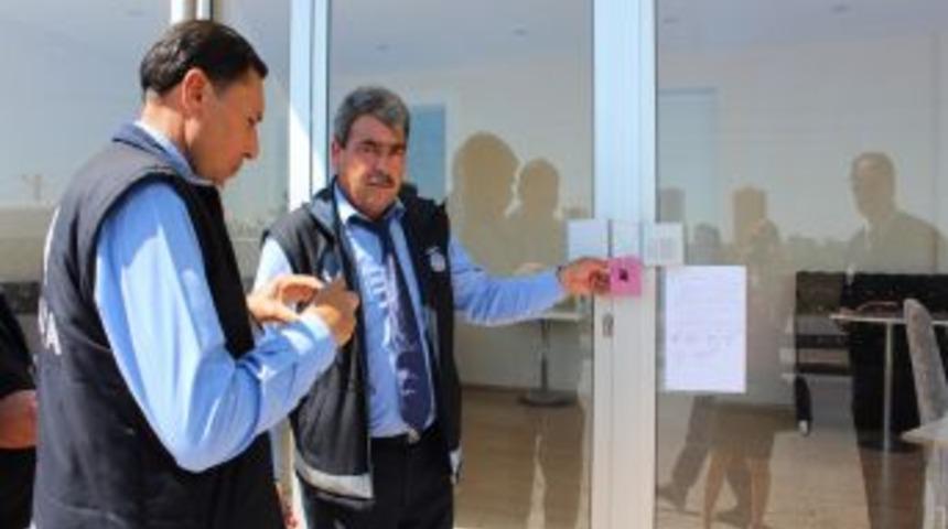 Aksu&rsquo;da Ruhsatsız Işyerlerine M&uuml;h&uuml;r