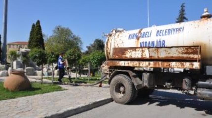 Kırklareli&rsquo;de S&uuml;s Havuzları Temizleniyor